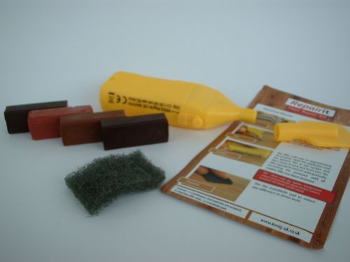 Repair Terracotta Burgundy Laminate Floor Worktop Tiles