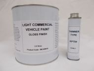 2.5lt Light Commercial Automotive Gloss Paint Trailer Horse Box Van 