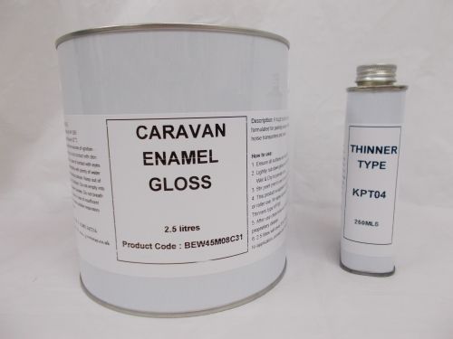 2 5lt Caravan Gloss Enamel Paint Ral Colours Mobile Home