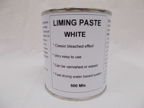 1 x 500ml Liming Paste Bleached Timber. Aged Silver Look to Wood