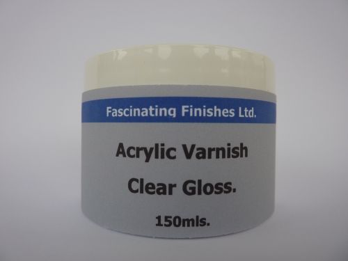 1 x 100ml Gloss Acrylic Varnish Art Craft Hobby