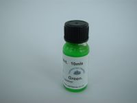 1 x 10ml Green Hi Vis Florescent Float Paint With Brush