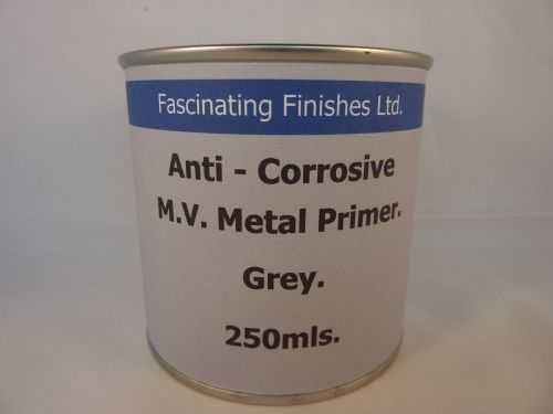 250ml Anti Corrosive Metal Primer Fast Drying Prevents Rust Grey