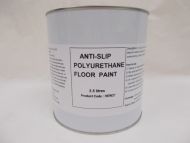 2.5lt Anti Slip Polyurethane Floor Paint. Make steps etc safe