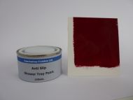 1 x 150ml Burgundy Maroon Anti Slip Shower Tray Paint Bath Antislip