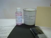 1 x Cracked Shower Tray / Base Paint - Repair Kit. Anti-Slip Cream.