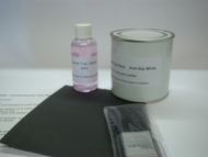 1 x Cracked Shower Tray / Base Paint - Repair Kit. Anti-Slip White.