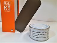 1 x 150ml Utility & Meter Box Paint. Dark Brown (Dark Oak) BS381c 499. Satin Finish