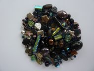 250 Mixed Glass Acrylic Jewellery Making Craft Beads Disco Nights