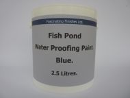 2.5lt Fish Pond Paint Water Proof Ornamental Garden Ponds Pool Blue