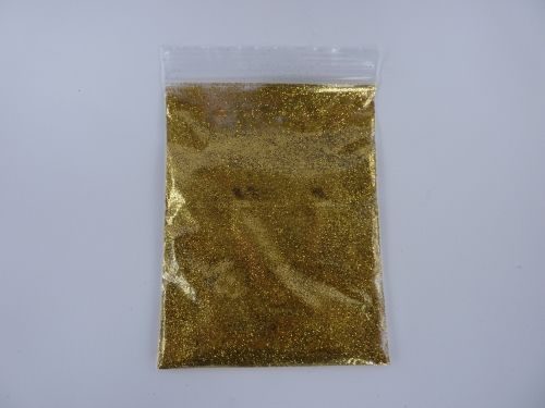 1 x 20gm Bag Gold Glitter Fine Craft 20gms.
