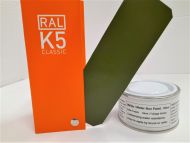 1 x 150ml Utility & Meter Box Paint. Olive / Foliage Green BS 381c 220. Satin Finish