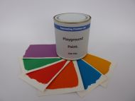 1 x 500Mls Playground Paint Play School Nursery Floor Line Marking. 12 Colours Available.