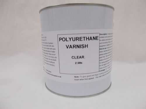 2.5lt Wooden Floor Varnish Clear Polyurethane Timber