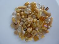 250 Mixed Glass Acrylic Jewellery Making Craft Beads Popcorn