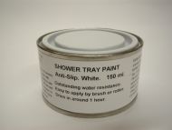 1 x 150ml White Anti Slip Shower Tray And Bath Paint