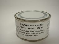 1 x 150ml Gloss White Shower Tray Paint