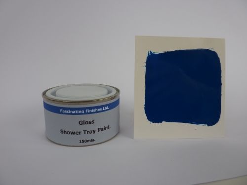 1 x 150ml Royal Blue Gloss Shower Tray Paint