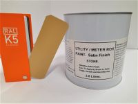 1 x 2.5lt Utility & Meter Box Paint. Stone BS 381c 361. Satin Finish